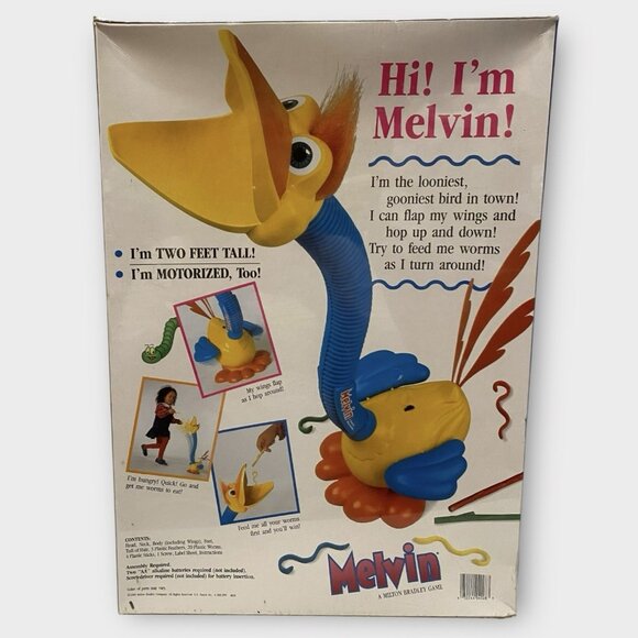 NEW Vintage 1989 Melvin The Motorized Looney Gooney Bird Game by Milton Bradley - Picture 8 of 9